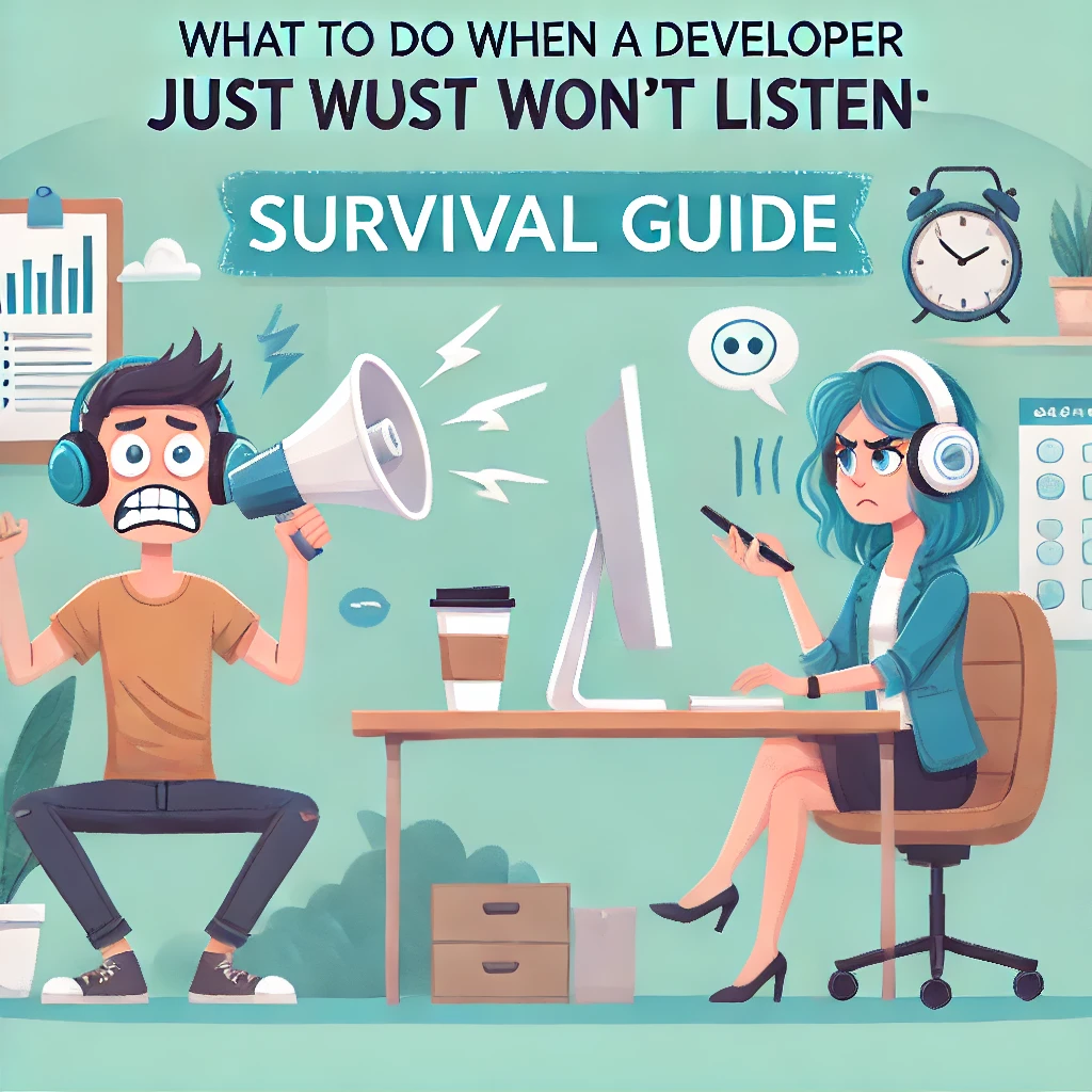 What to Do When a Developer Just Won’t Listen: Survival Guide